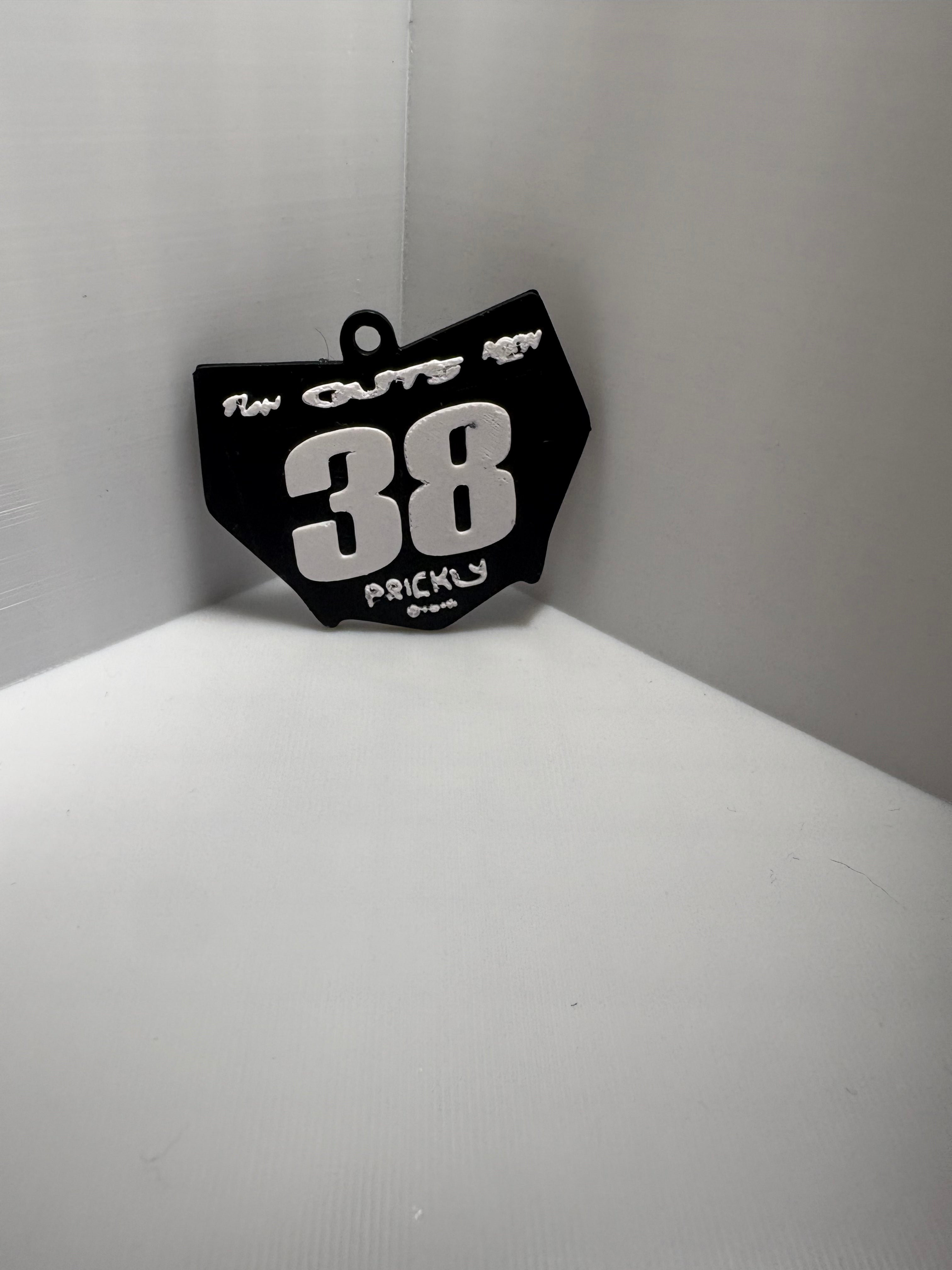 Custom plate keychain