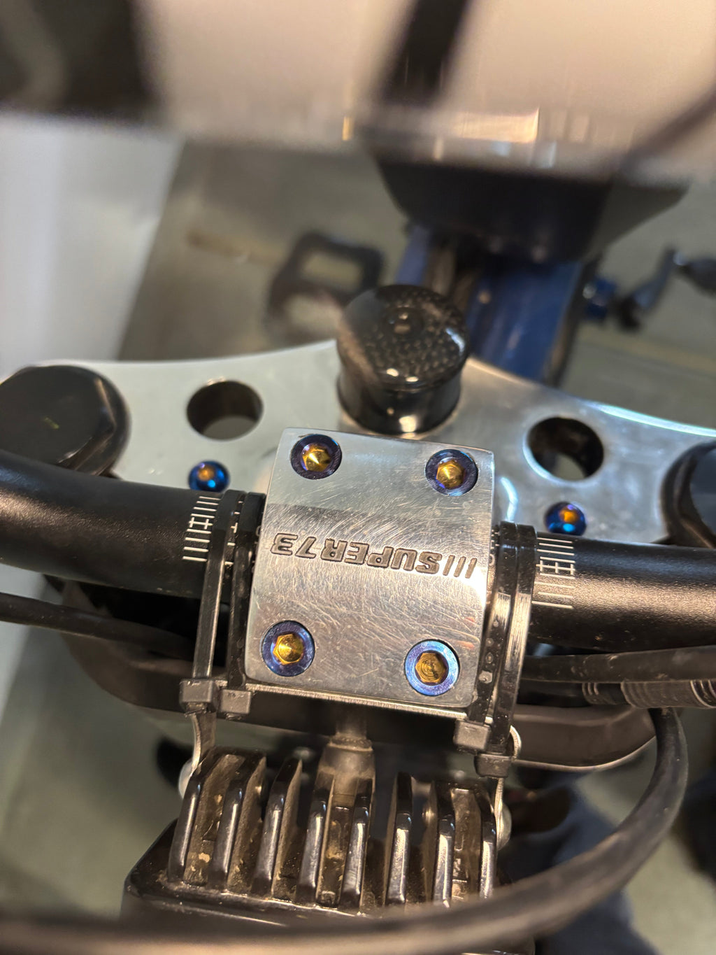 Super 73 titanium bar clamp bolts